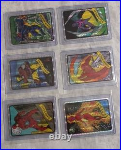 47 Different Vintage Marvel X-Men Foil Prism Vending Machine Stickers? Rare