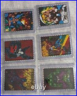 47 Different Vintage Marvel X-Men Foil Prism Vending Machine Stickers? Rare
