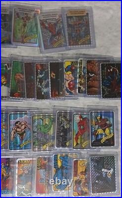 47 Different Vintage Marvel X-Men Foil Prism Vending Machine Stickers? Rare