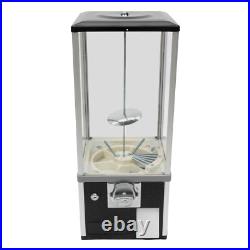 4 Coins Invested Gumball Machine Vending Coin Bank Vintage Candy Dispenser Black