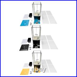 4 Coins Invested Toys Gumball Machine Vending Coin Bank Vintage Candy Dispenser