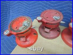 4 Columbus Model A parts machines, vintage penny peanut vending cast iron