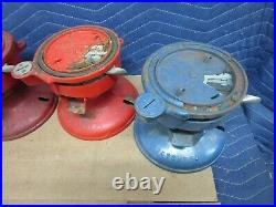 4 Columbus Model A parts machines, vintage penny peanut vending cast iron