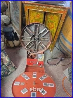 #5418 Vintage Dial A Smoke Art Deco Cigarette Vending Machine Coin Operated