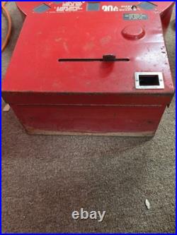 #5418 Vintage Dial A Smoke Art Deco Cigarette Vending Machine Coin Operated