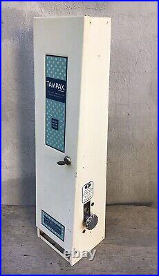 5 Cent Vintage 70's TAMPAX Vending Machine Dispenser Works Hospital Specialty Co