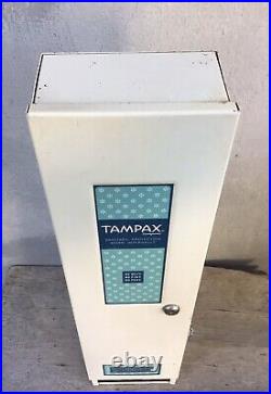 5 Cent Vintage 70's TAMPAX Vending Machine Dispenser Works Hospital Specialty Co