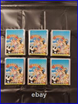 6 Sets Ranma 1/2Prism 216 Cards /Stickers Holo Japan Vintage Vending Machine
