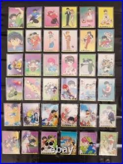 6 Sets Ranma 1/2Prism 216 Cards /Stickers Holo Japan Vintage Vending Machine