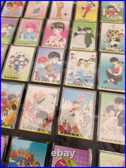 6 Sets Ranma 1/2Prism 216 Cards /Stickers Holo Japan Vintage Vending Machine