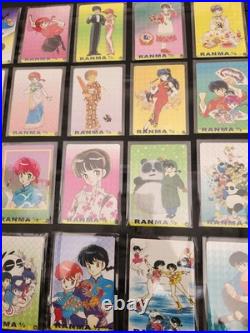6 Sets Ranma 1/2Prism 216 Cards /Stickers Holo Japan Vintage Vending Machine