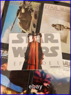 6 Sets Star Wars Prism 216 Cards /Stickers Holo Vintage Vending Machine 1999s