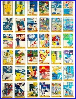 7 Sets Pokemon Prism 252 Cards /Stickers Holo Vintage Japan Vending Machine
