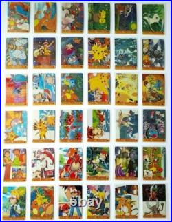 7 Sets Pokemon Prism 252 Cards /Stickers Holo Vintage Japan Vending Machine