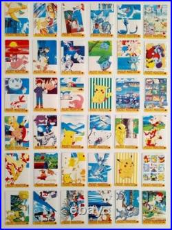 7 Sets Pokemon Prism 252 Cards /Stickers Holo Vintage Japan Vending Machine