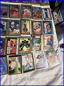 90s Vintage Vending Machine Japanese Dragon Ball Z Cards 1993 1994 1995 Goku