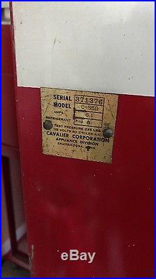 Antique Cavalier C-55d Vintage 15 Coca-cola Vending Soda Pop Coke Machine