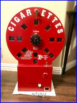 ANTIQUE Mint Condition 1930s Vintage Dial-A-Smoke Cigarette Vending Machine