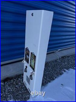 ANTIQUE VINTAGE CONDOM VENDING MACHINE TWO COLUMNS 1980's REFURBISHED