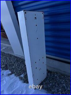 ANTIQUE VINTAGE CONDOM VENDING MACHINE TWO COLUMNS 1980's REFURBISHED
