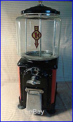 Antique/vintage Victor Topper 1 Cent Gumball Machine