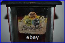 AWESOME Red Vintage 1923 MASTER PENNY 1 CENT GUMBALL GUM VENDING VENDOR MACHINE