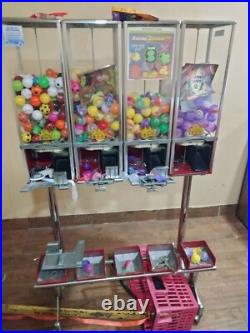 A vintage gumball machine