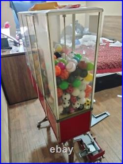 A vintage gumball machine