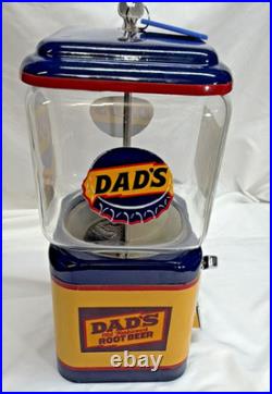 Acorn 25¢ Gum Dispenser Dad's Root Beer Theme Vintage Very nice. Last one