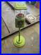 Acorn Gumball Machine Green Metal Collectible Vendor Vintage Withstand