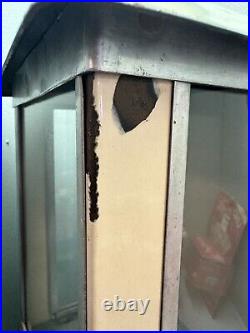 Antique 1920s The Master 1 Cent Mint Green Bubble Gum Vending Machine