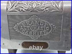 Antique BRANDT Automatic Cashier Coin Change Machine Vintage 1920 Watertown