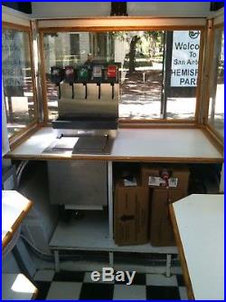 Antique Cretors Wagon, Concession Cart, Food Truck, Mobile Vending, Vintage