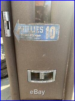 Antique Rare, art deco vintage cigar vending machine bar man cave old great look