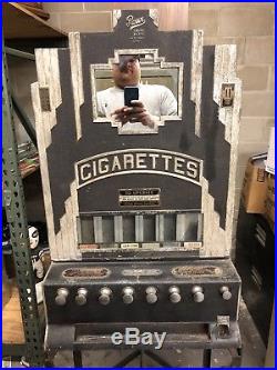 Antique Vintage 1930s Rowe Cigarette Machine Deco