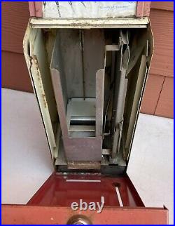 Antique Vintage Coin Operated Perfume Vendor Dispenser Machine