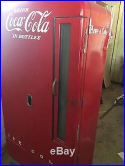 Antique Vintage Coke Coca Cola Vending Machine 1948 Era