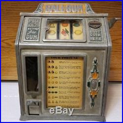 Antique Vintage Groetchen Ball-Gum Gum Ball Machine G118 Working RARE With Key