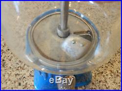 Antique/Vintage Gumball/Peanut Machine Silver King Restored 1 Cent Coin Op