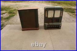 Antique Vintage Mills Novelty Co. Cigarette & Match Vending Machine 1937