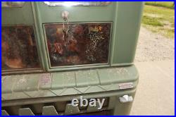 Antique Vintage Mills Novelty Co. Cigarette & Match Vending Machine 1937