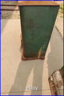 Antique Vintage Mills Novelty Co. Cigarette & Match Vending Machine 1937