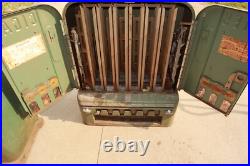 Antique Vintage Mills Novelty Co. Cigarette & Match Vending Machine 1937