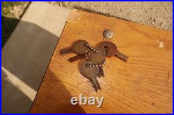 Antique Vintage Mills Novelty Co. Cigarette & Match Vending Machine 1937