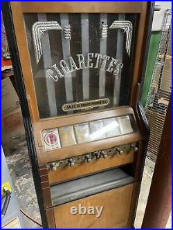 Antique Vintage Vending Machine Cigarette JENNINGS CIGA-ROLA circa 1938