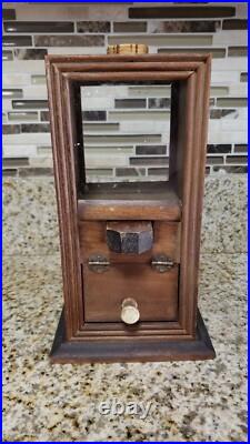 Antique / Vintage Wooden Gumball & Candy 1 Cent Machine