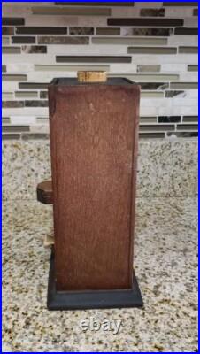 Antique / Vintage Wooden Gumball & Candy 1 Cent Machine