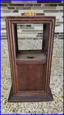 Antique / Vintage Wooden Gumball & Candy 1 Cent Machine