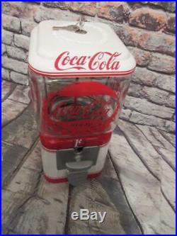 Antique penny machine Coca cola vintage Acorn gumball machine glass globe 1 cent