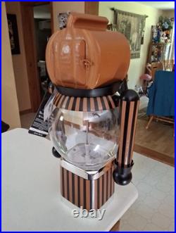 Ashland Halloween Pumpkin Gumball Machine Vintage Spirits HTF FREE SIGNS & GUM